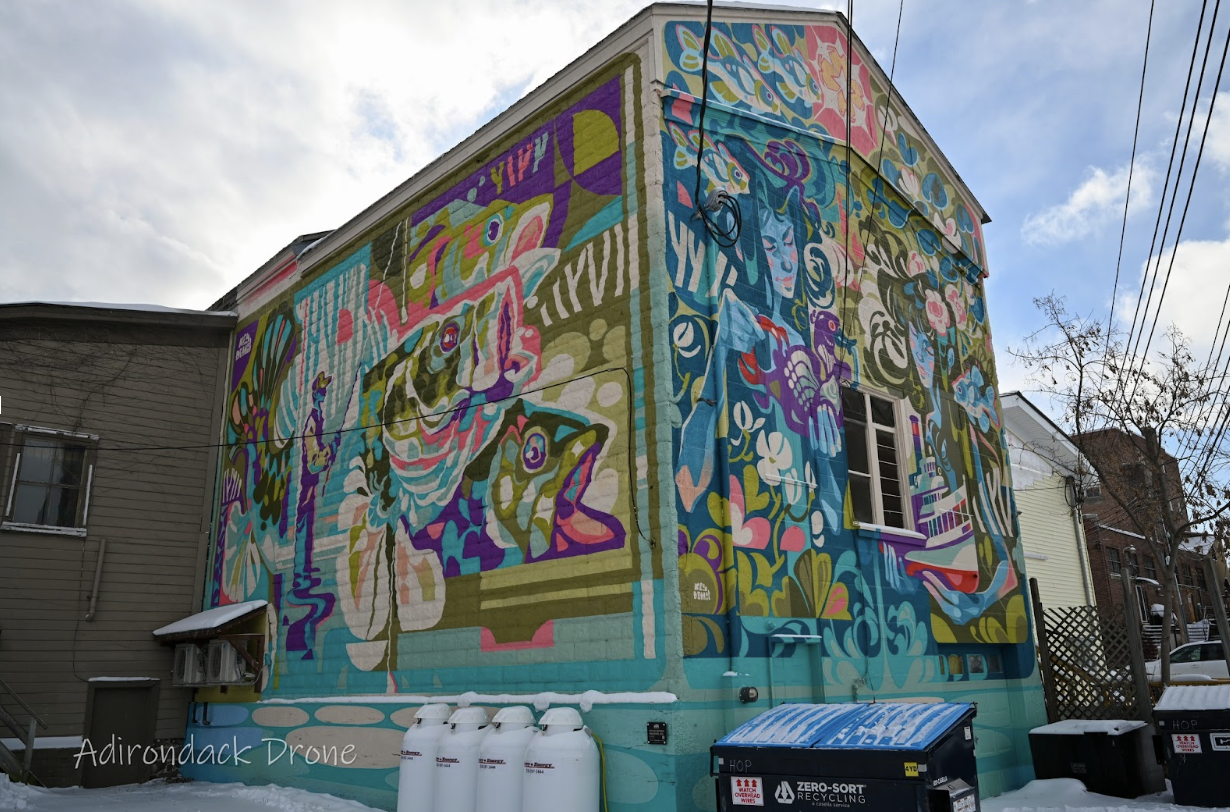 downtown ticonderoga mural